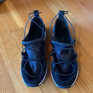 Black Jimmy Choo sneakers